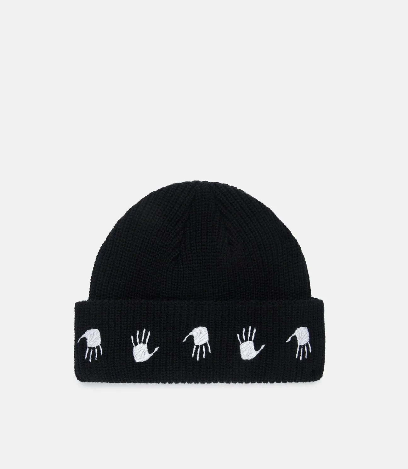 Black/Ivory Many Hands Beanie by 10 Deep - Unisex