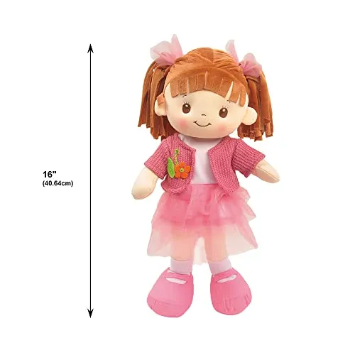 16" Little Sweet Hearts Pink Tulle Doll (90960)