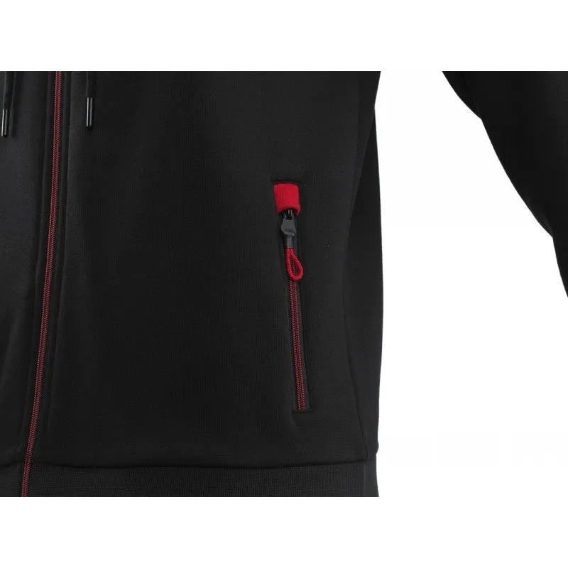 AKRAPOVIC 802054 Zip Hoodie Corpo Black Men XS