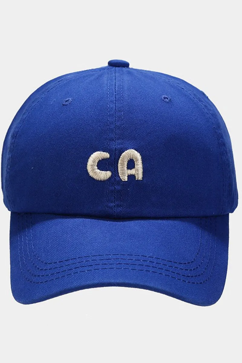 ALPHABET LOGO DETAILED CASUAL BASEBALL CAP