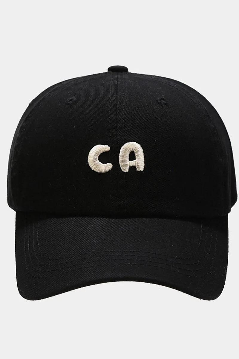 ALPHABET LOGO DETAILED CASUAL BASEBALL CAP