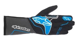 ALPINESTARS 3550123_17_XXL TECH 1-ZX v3 Racing gloves, FIA 8856-2018, black/blue, Size 2XL