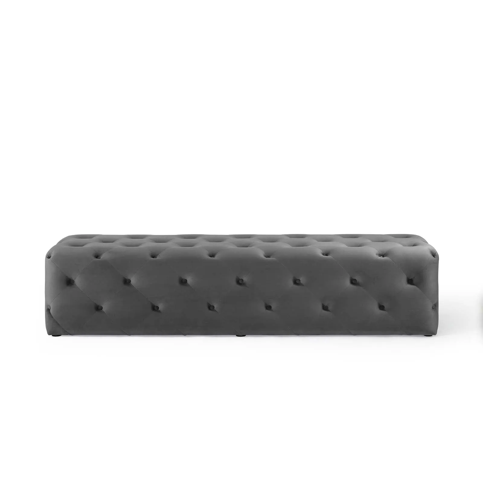 Amour 72" Tufted Button Entryway Performance Velvet Bench by Modway