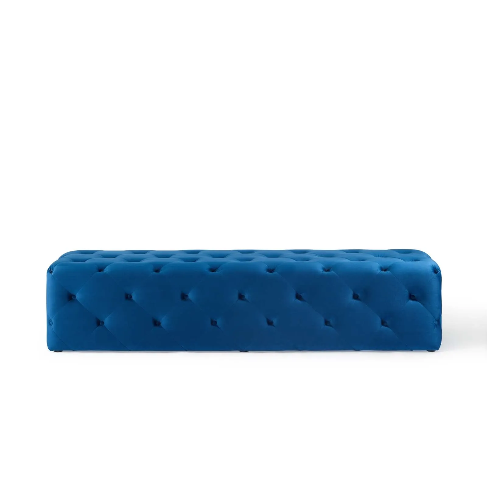 Amour 72" Tufted Button Entryway Performance Velvet Bench by Modway