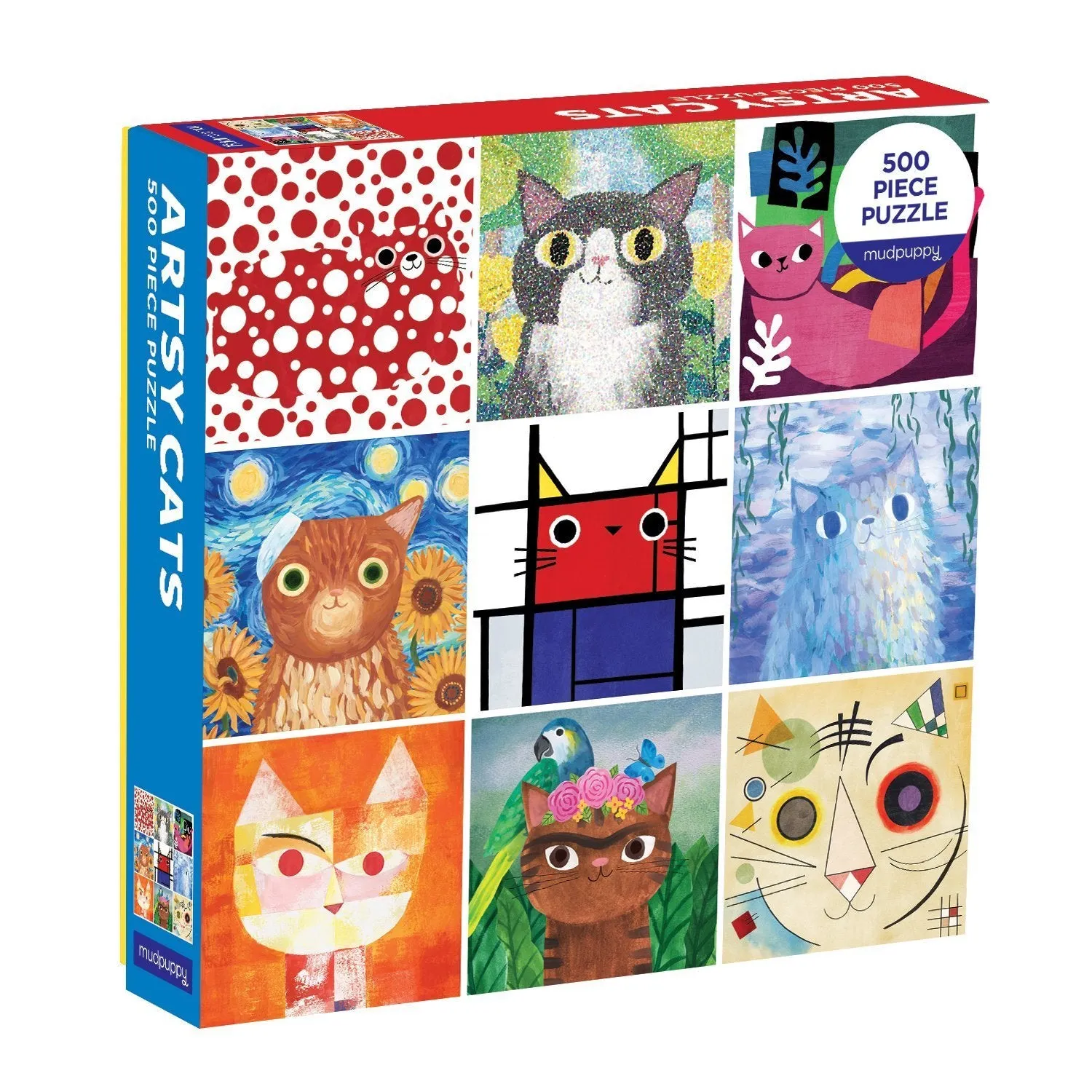 Artsy Cats Jigsaw Puzzle - 500 Pieces