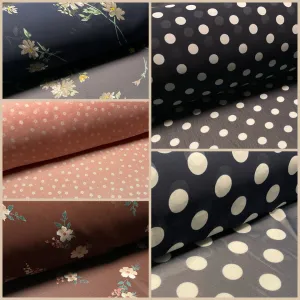 Assorted Colours Spots & prints Floral Chiffon summer scarf Fabric M1546 Mtex