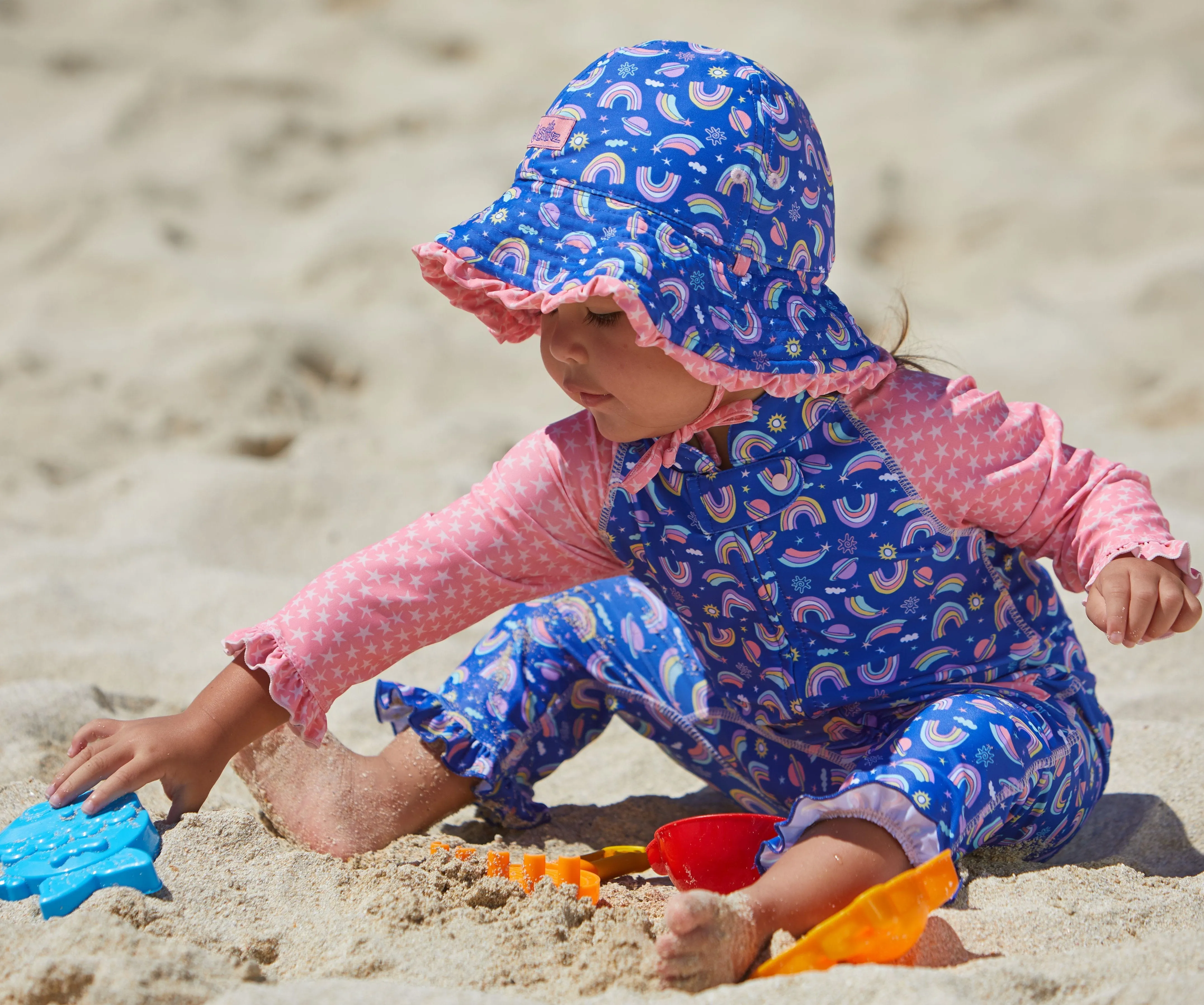 Baby Girl's Reversible Sun Hat | FINAL SALE