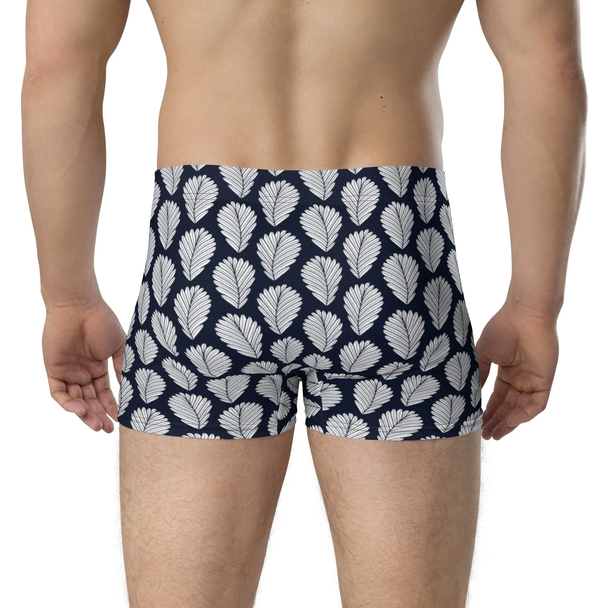 Boho block print boxer briefs for men’s