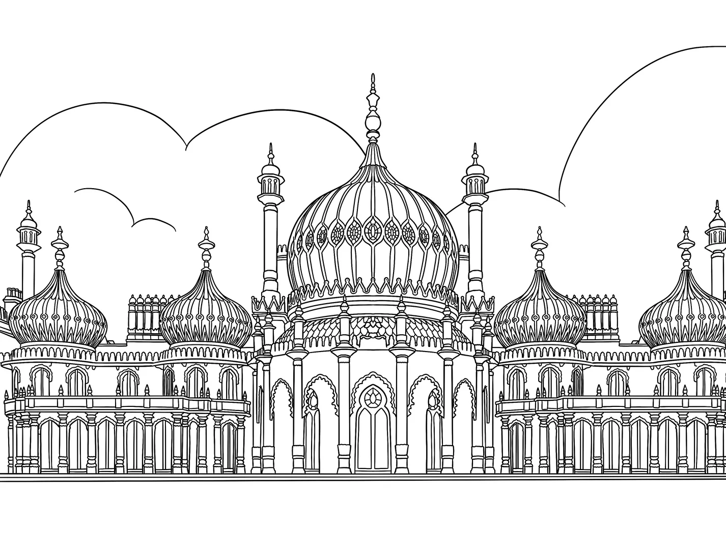 Brighton Colouring Book