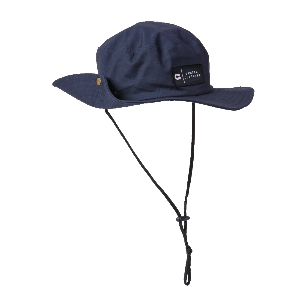 Brim Hat Cotton Canvas Petrol