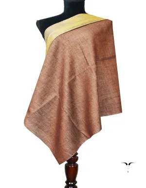 brown Zari Reversible Pashmina stole 8023