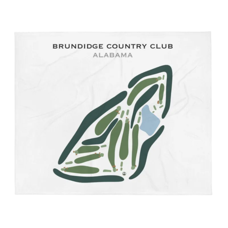 Brundidge Country Club, Alabama - Printed Golf Course