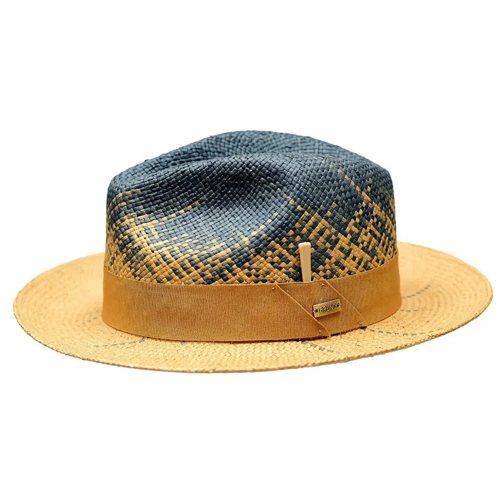 Bruno Capelo Rafi Hand-Dyed Straw Fedora