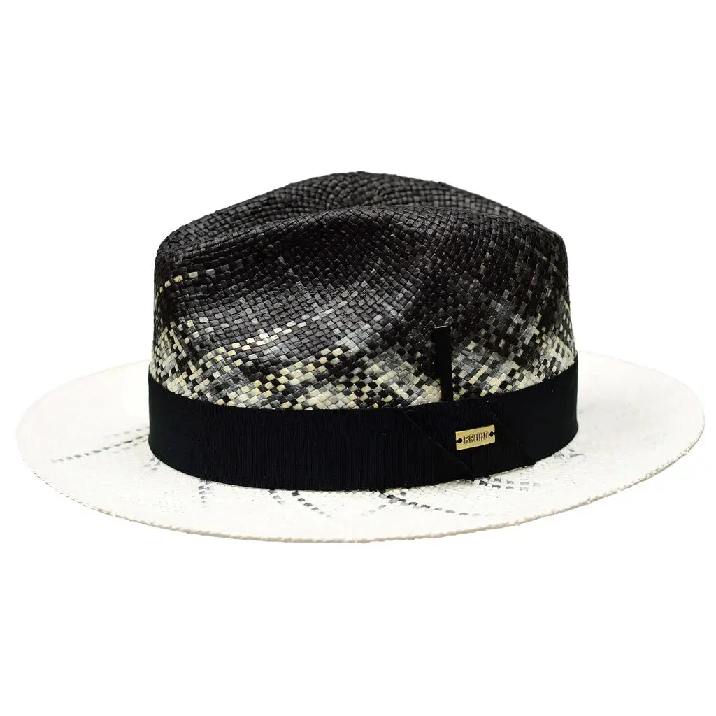 Bruno Capelo Rafi Hand-Dyed Straw Fedora