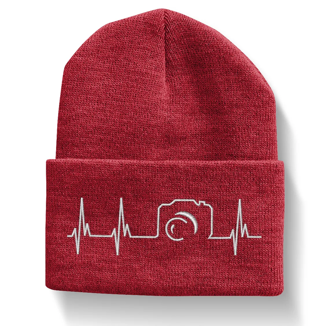 Camera Heartbeat Beanie