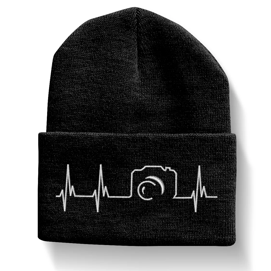 Camera Heartbeat Beanie