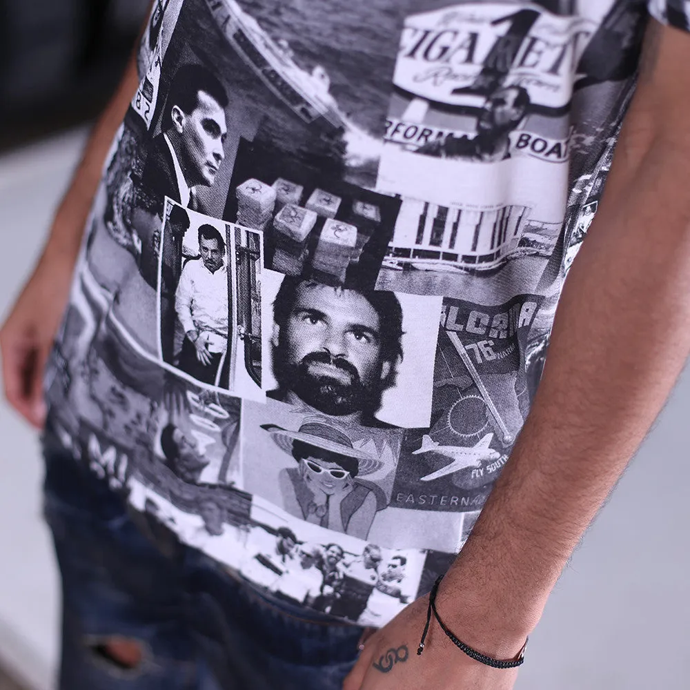 Cartel All Over Print T Shirt Black