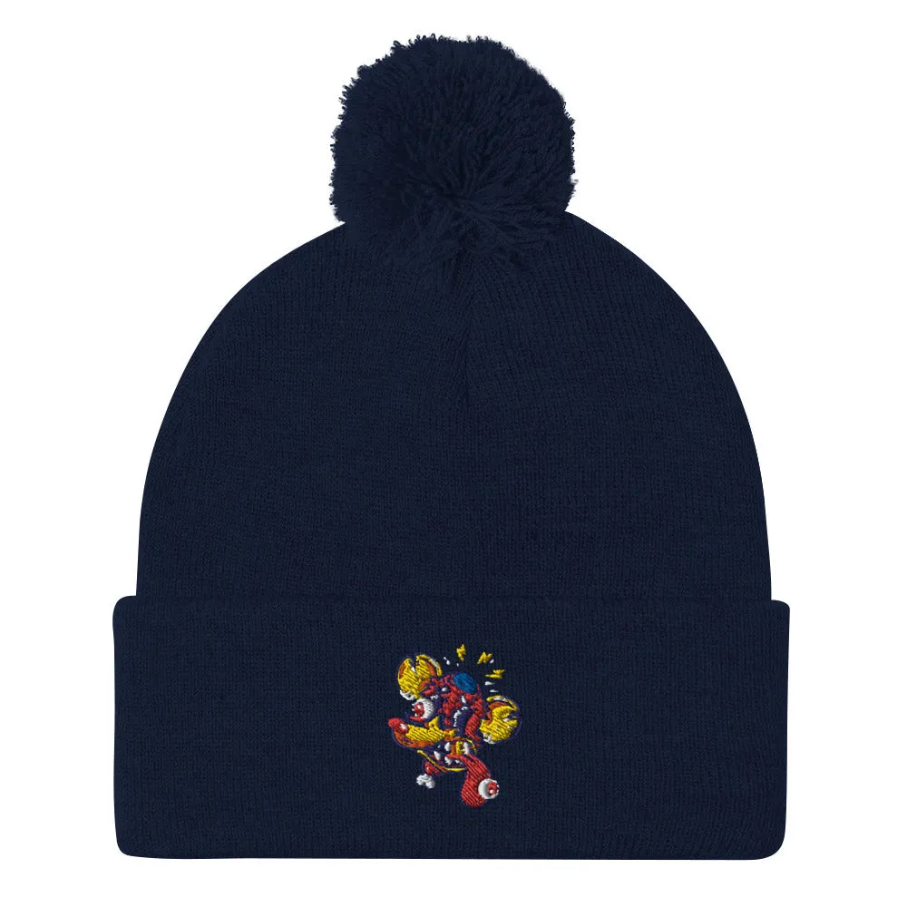 CHOPPED CHESTER VIP Pom-Pom Beanie