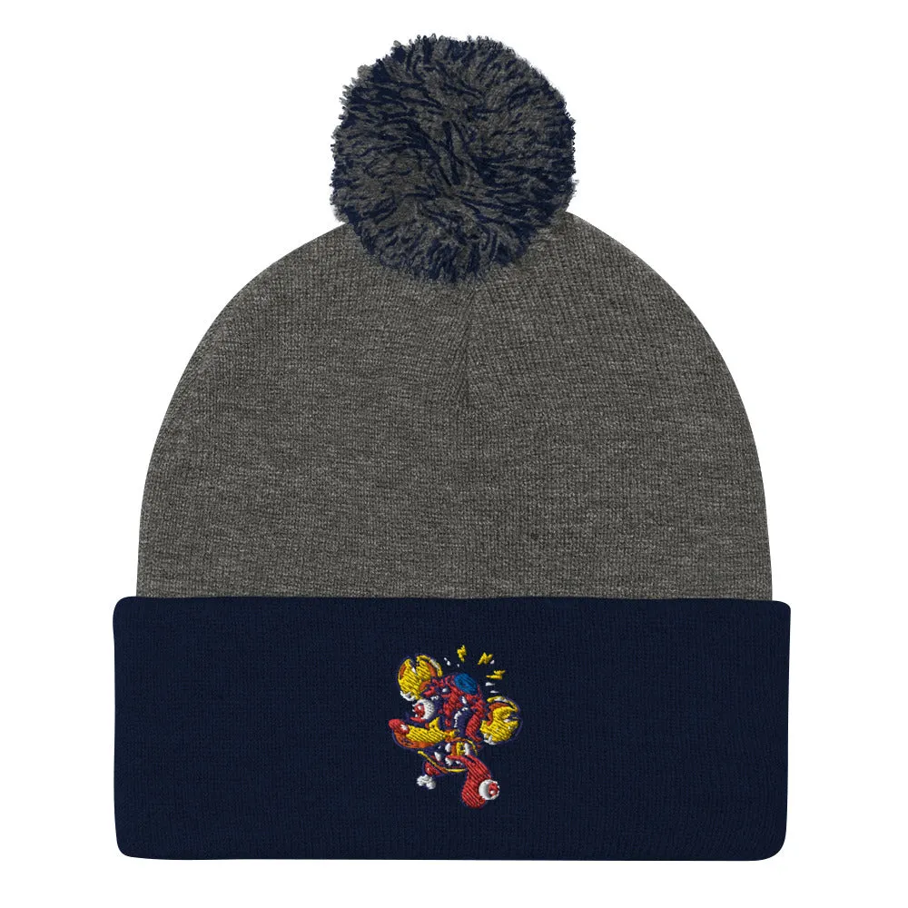 CHOPPED CHESTER VIP Pom-Pom Beanie