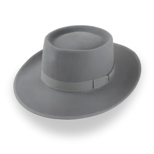 Cinema Inspired Pork Pie Hat with Wide Brim | The Oppenheimer