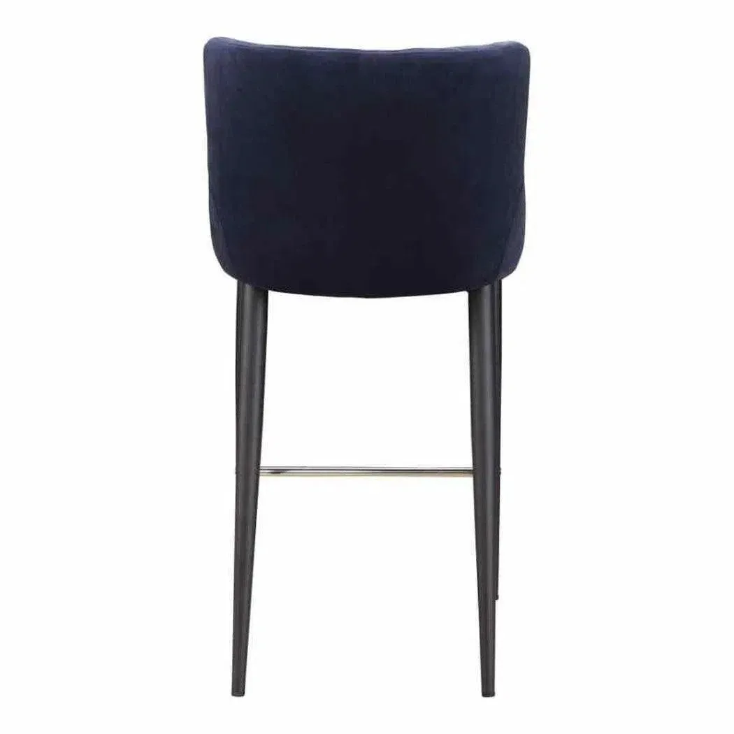 Counter Stool Dark Blue Contemporary