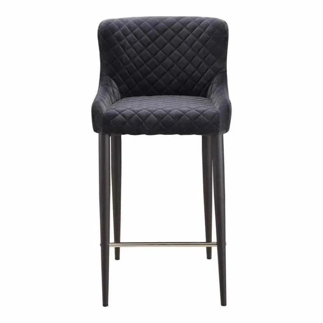 Counter Stool Dark Grey Contemporary