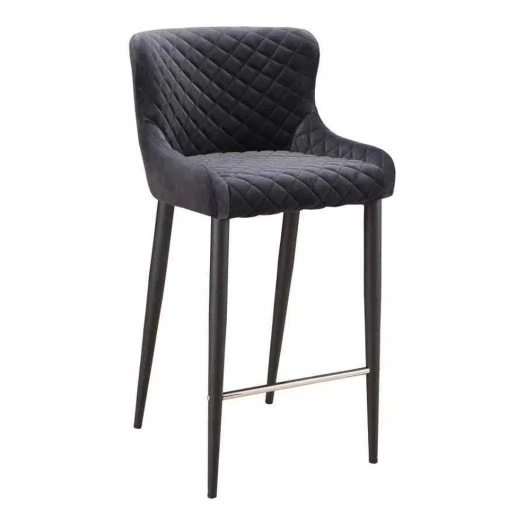 Counter Stool Dark Grey Contemporary