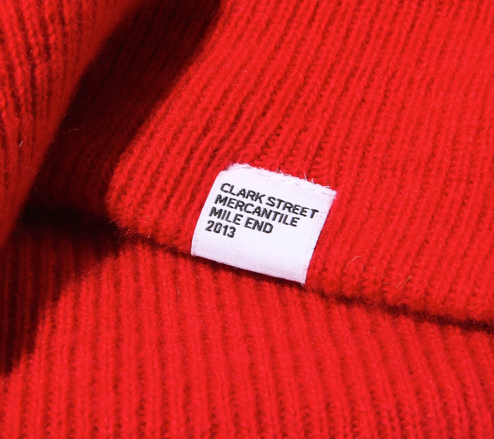 CSM Recycled Cashmere Beanie | Red