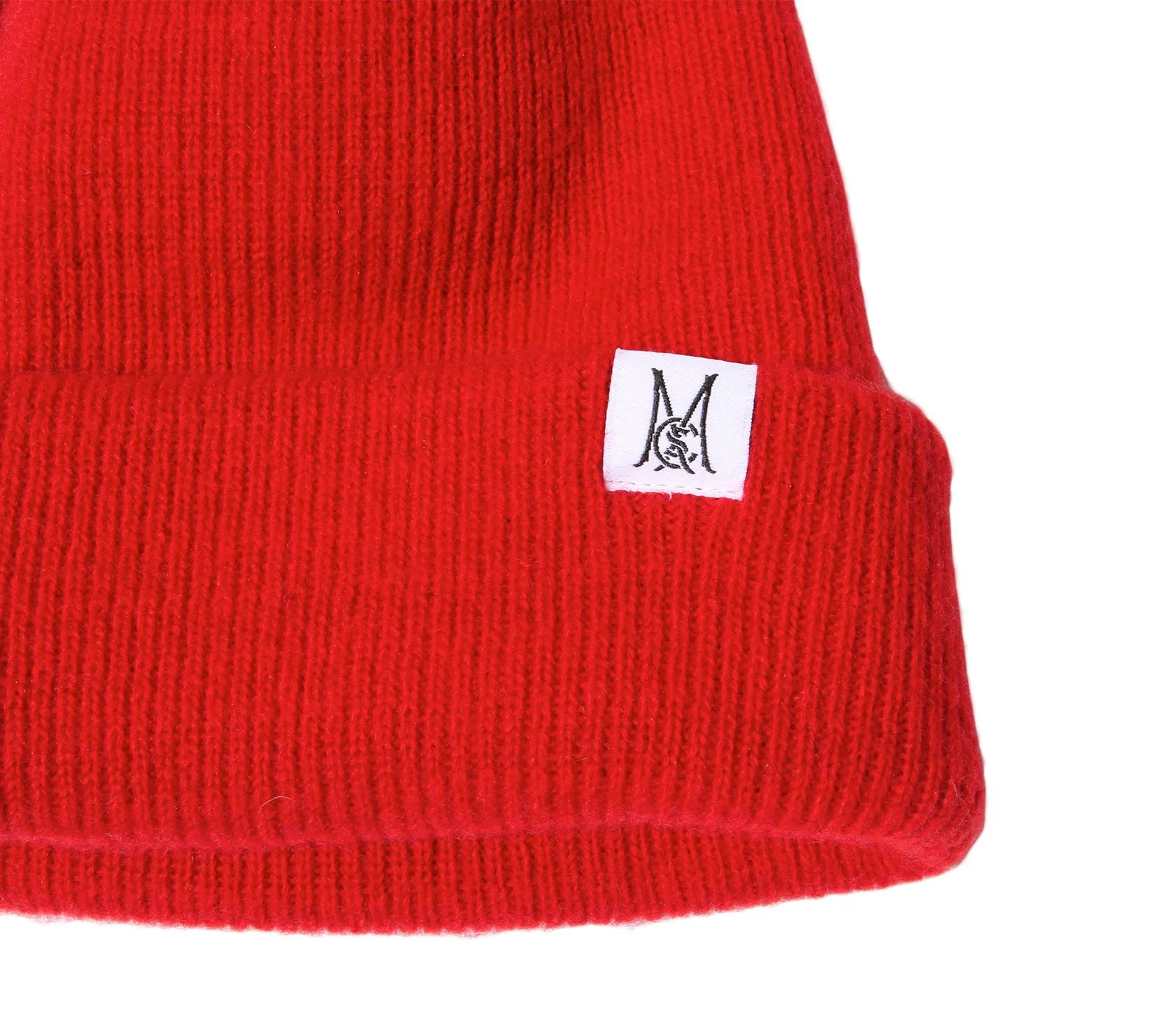 CSM Recycled Cashmere Beanie | Red