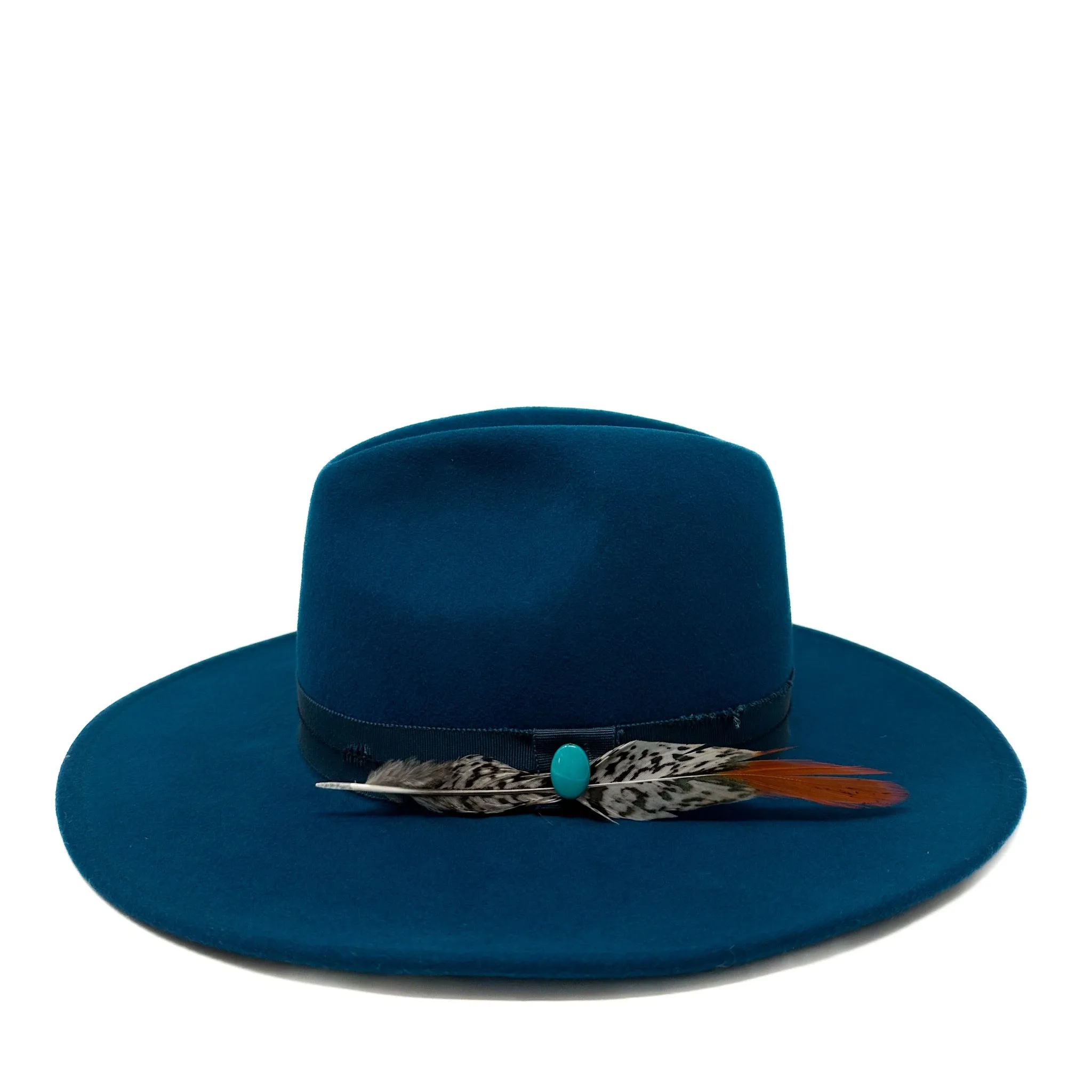 Dallas fedora in ocean blue