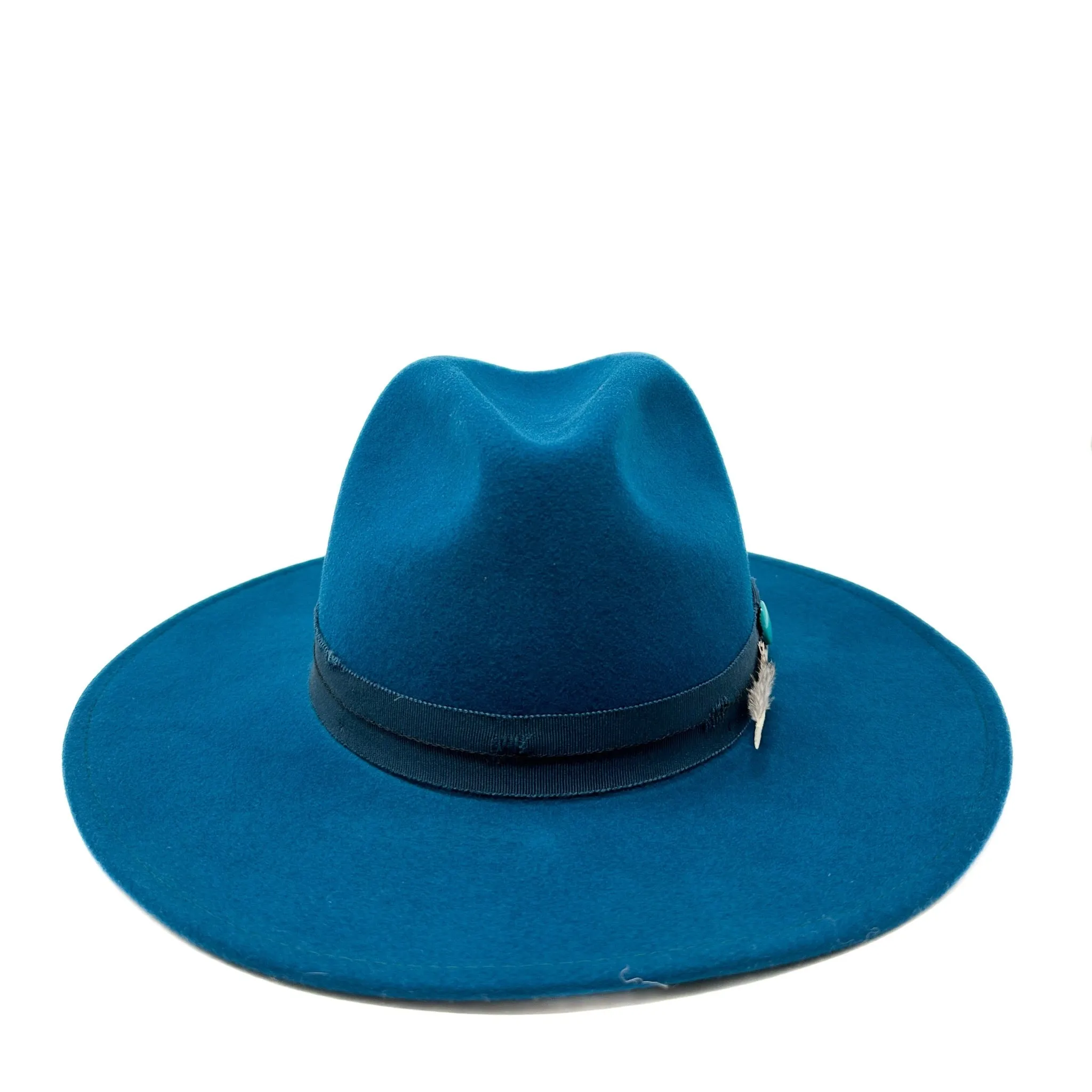 Dallas fedora in ocean blue