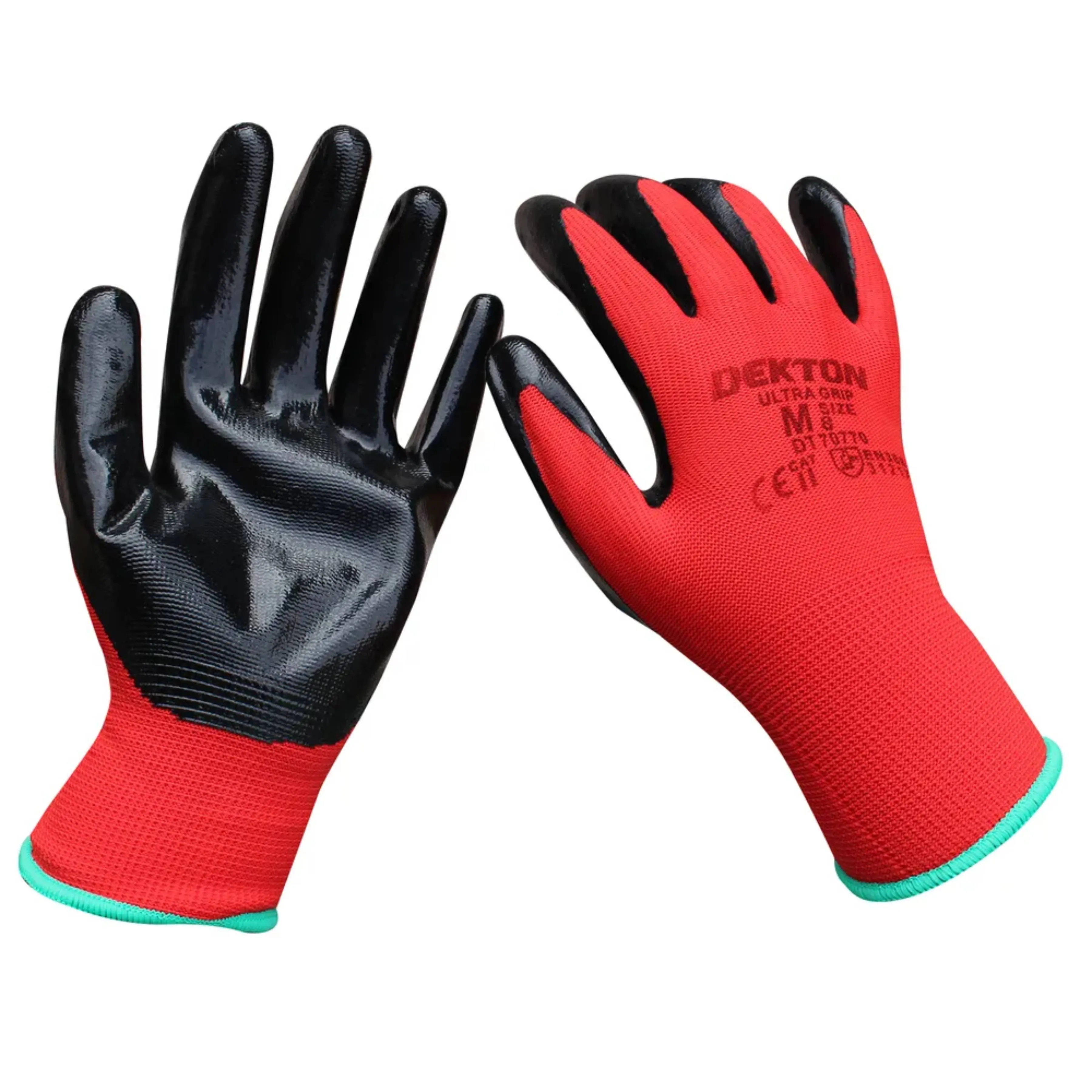 DEKTON Size 8/M Ultra Grip Nitrile Coated Working Gloves