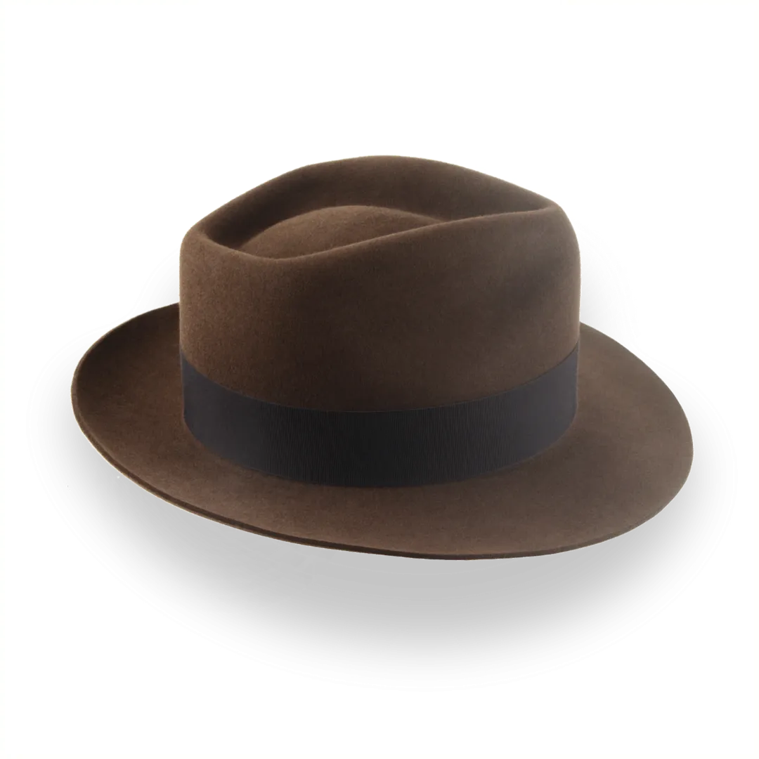 Exclusive Teardrop Crown Fedora for Men | The Capitol