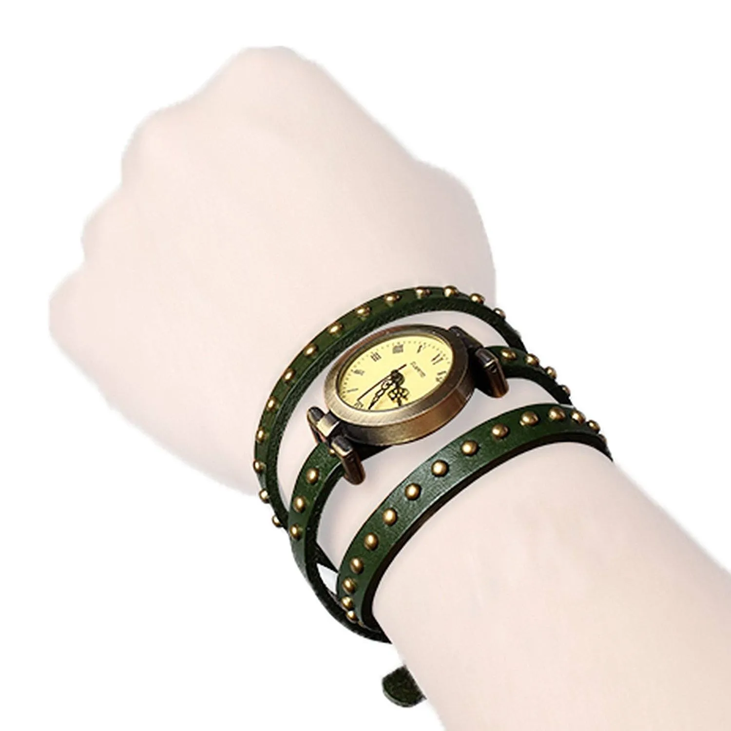 Fashionable River Leather Belt Retro Watch