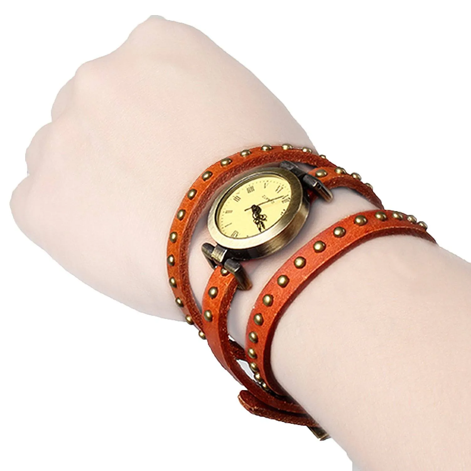 Fashionable River Leather Belt Retro Watch