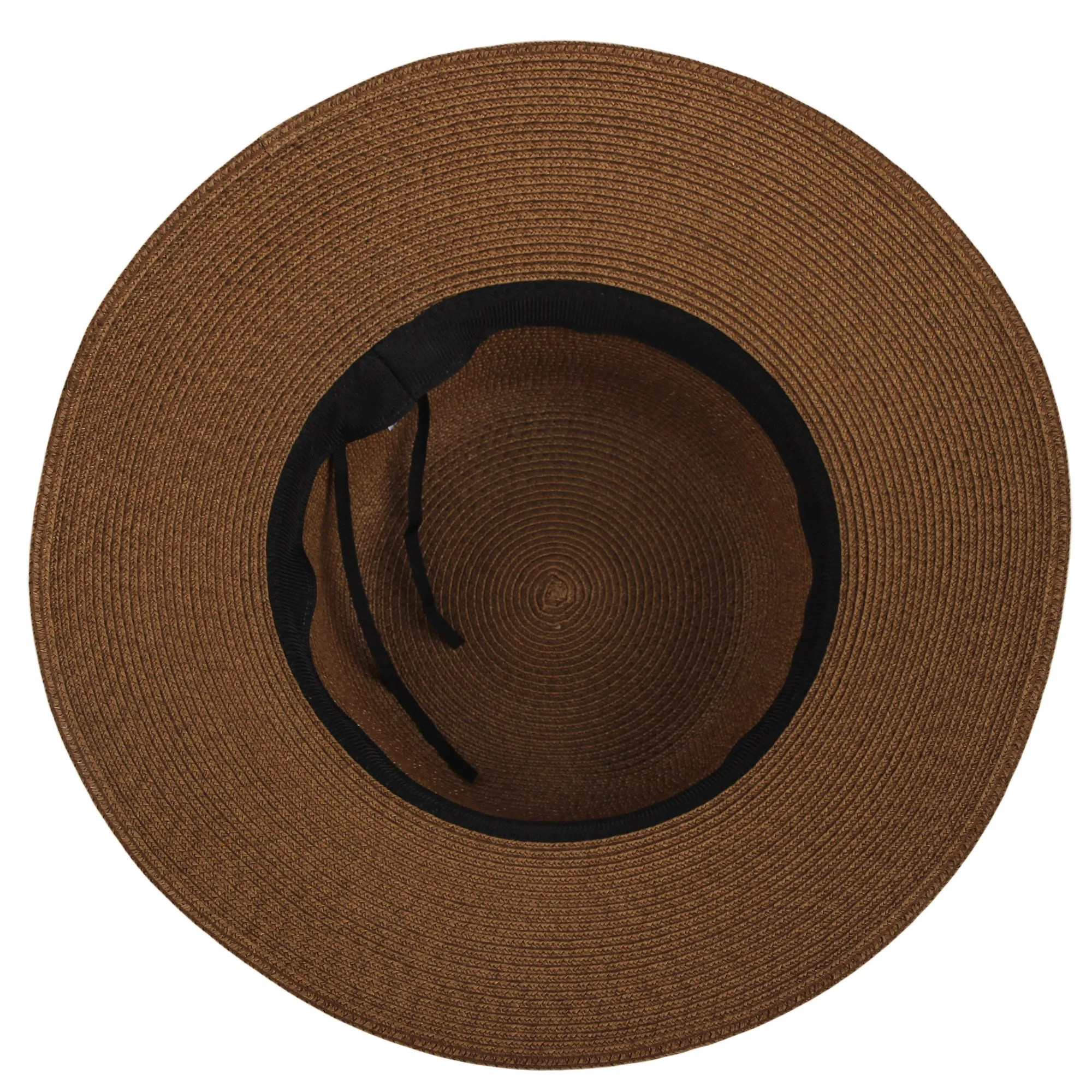 Floppy Summer Beach Sun Hat Paper Straw Ribbon Banded KR91202