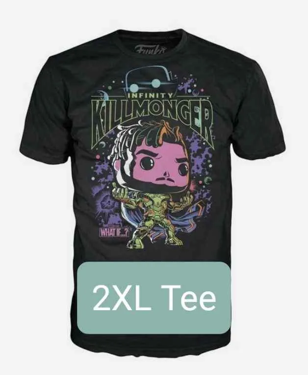 Funko PoP Tee Marvel Infinity Killmonger T-shirt - Size 2XL