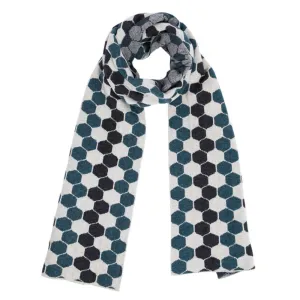 Ladies Lambswool Hexagon Scarf - Lugano