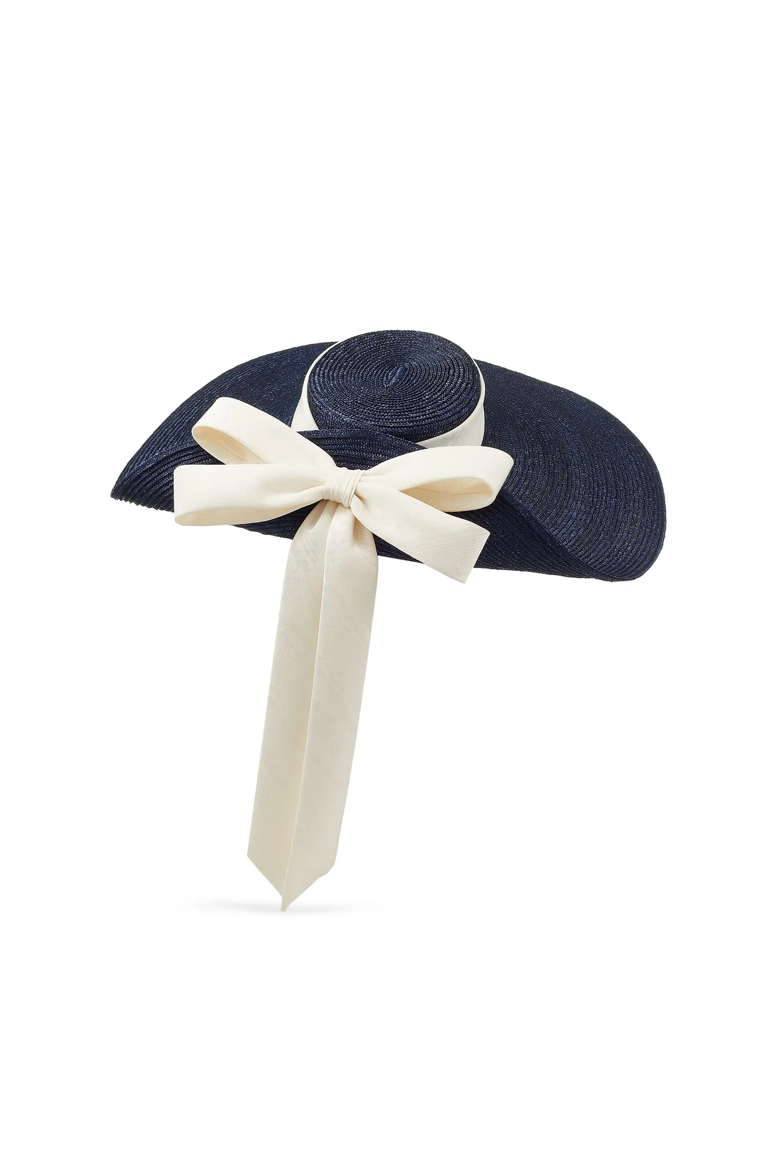 Lady Grey Navy Wide Brim Hat