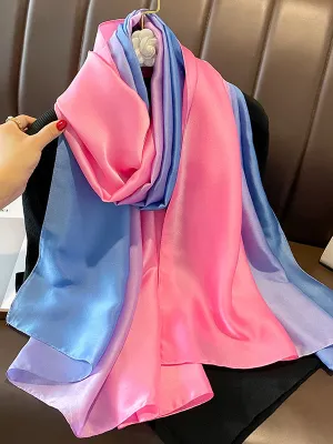 Leisure Fashion Gradient Keep Warm Scarf