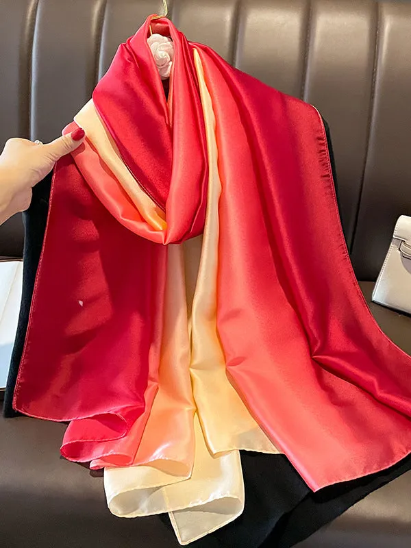 Leisure Fashion Gradient Keep Warm Scarf