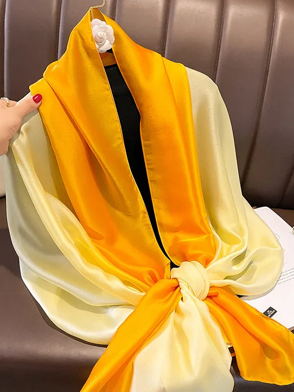 Leisure Fashion Gradient Keep Warm Scarf