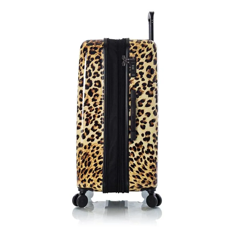 Leopard Fashion Hardside 30" Large Checked Luggage