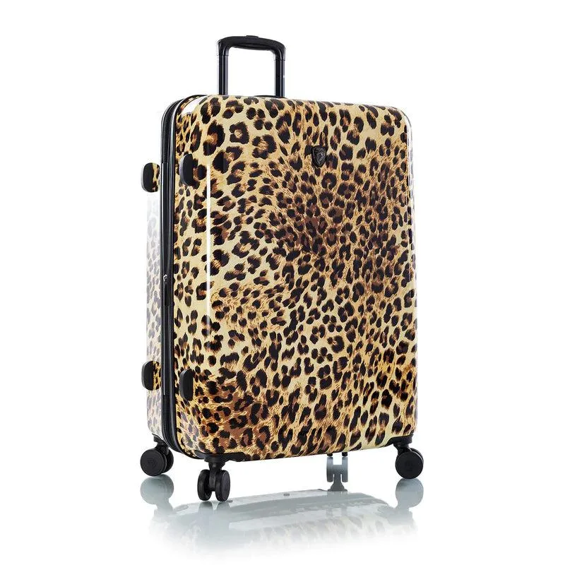 Leopard Fashion Hardside 30" Large Checked Luggage