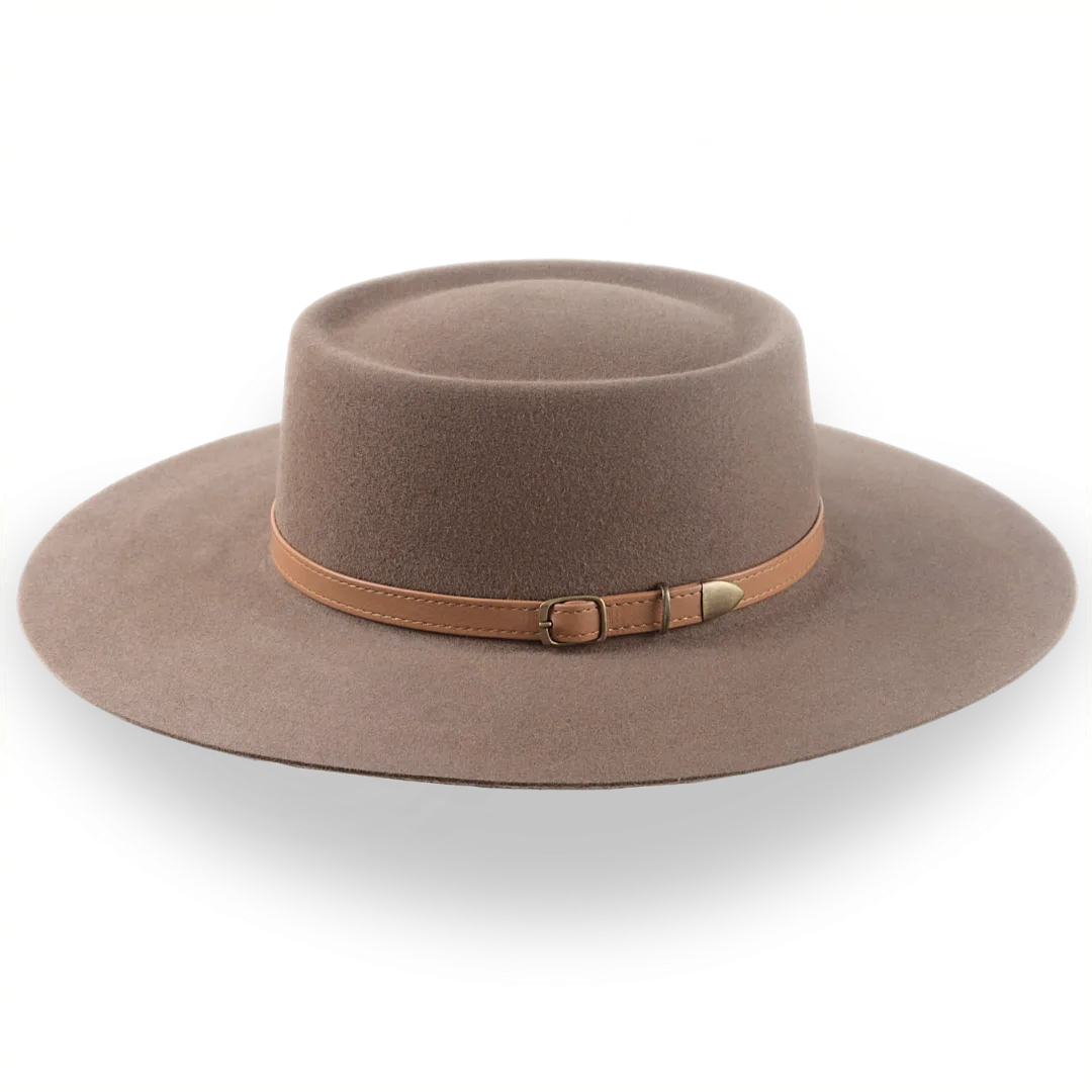 Light Brown Wide Brim Vaquero Cowboy Hat | The Mojave