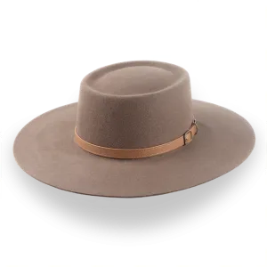 Light Brown Wide Brim Vaquero Cowboy Hat | The Mojave