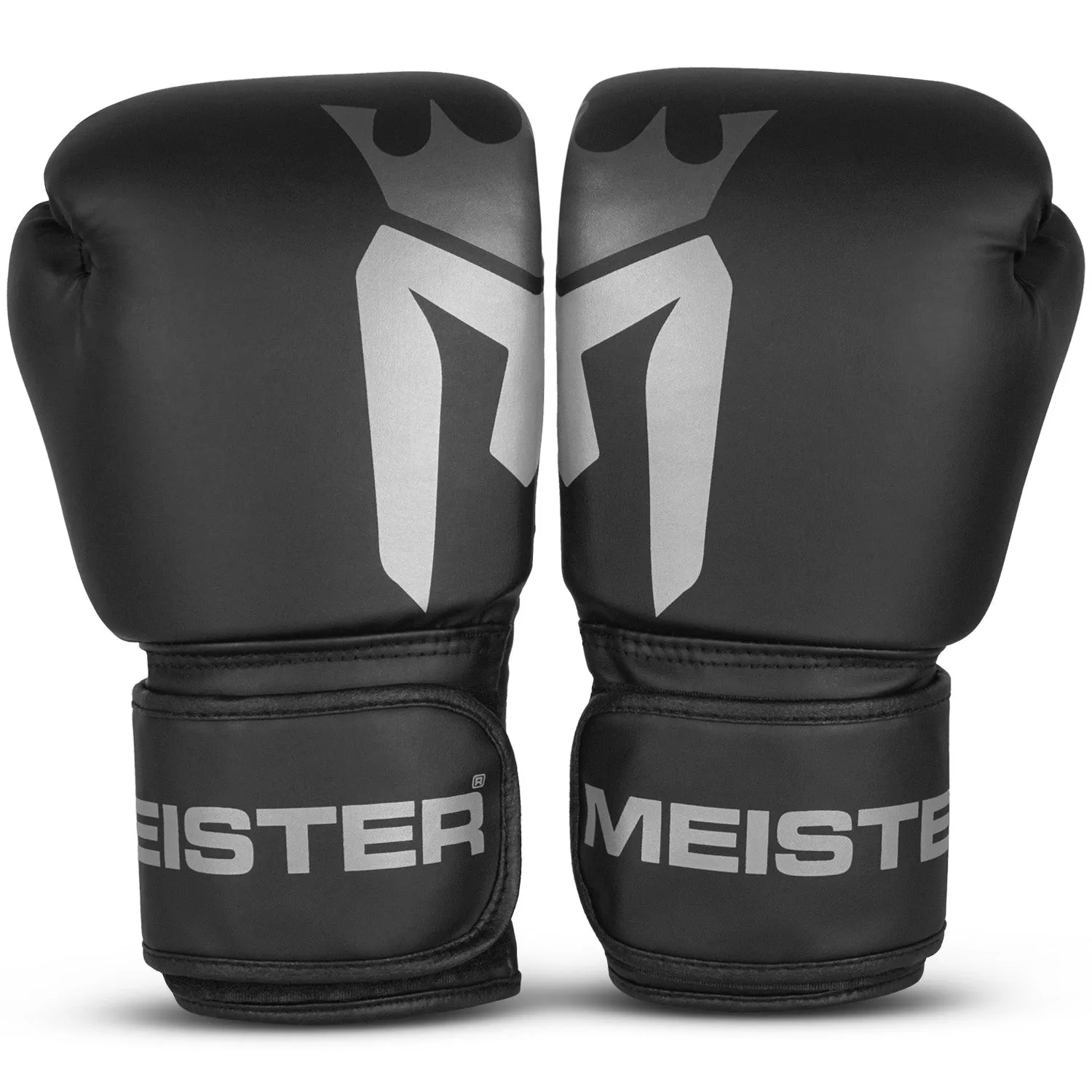 Meister 8oz [CRITICAL] Boxing Gloves - Matte Black