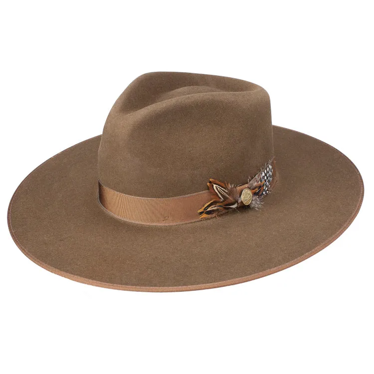 Midtown Wide Flat Brim Fedora by Stetson