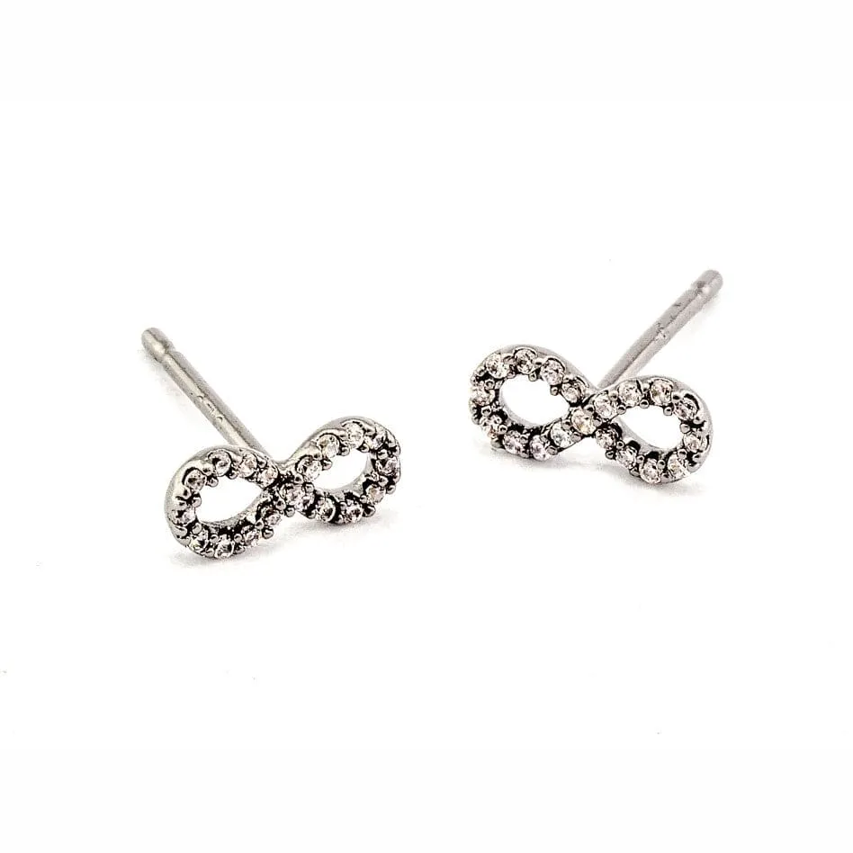 Mini Infinity Earrings