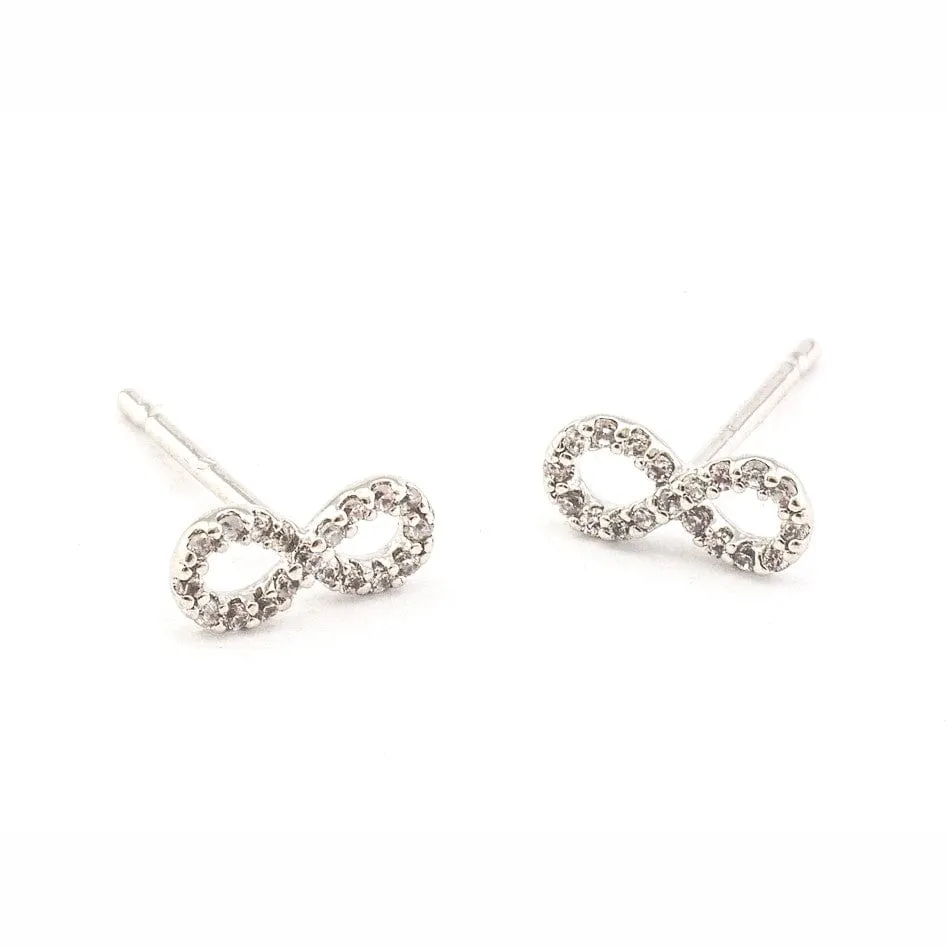 Mini Infinity Earrings